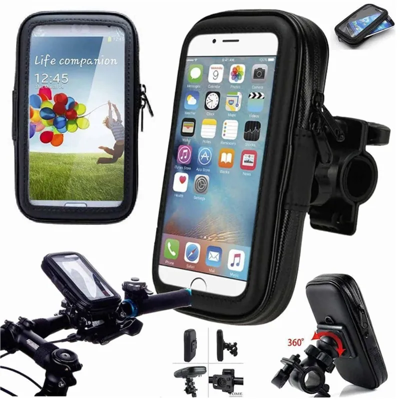 Weather-Resistant Motorbike Smartphone Stand