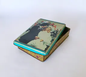 Wedding Biscuit Tin Box 1950s