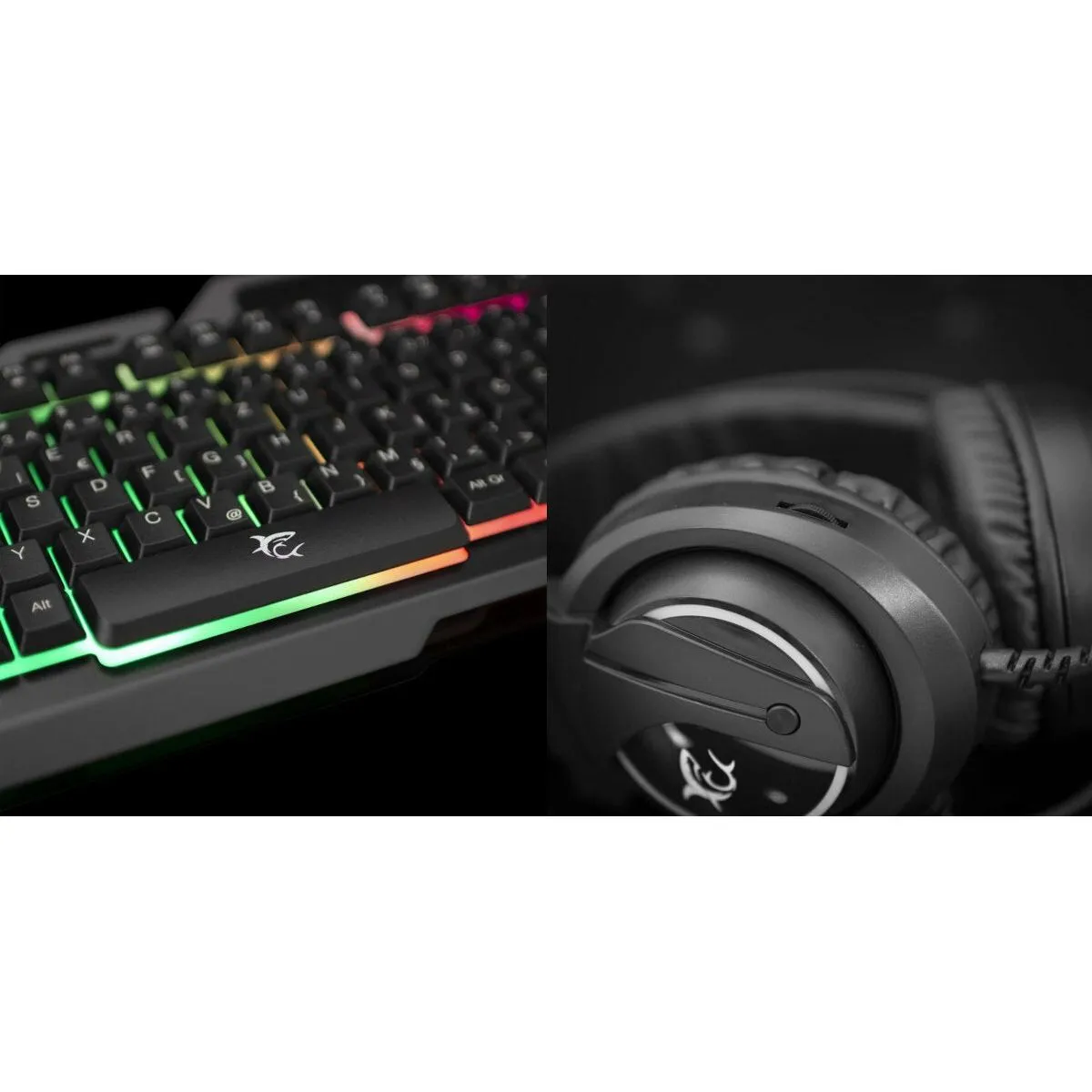 White Shark GC-4103 Cheyenne 4 in 1 Gaming Combo Set - Black | CHEYENNE