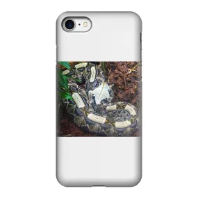 White Snake Fully Printed Tough Phone Case