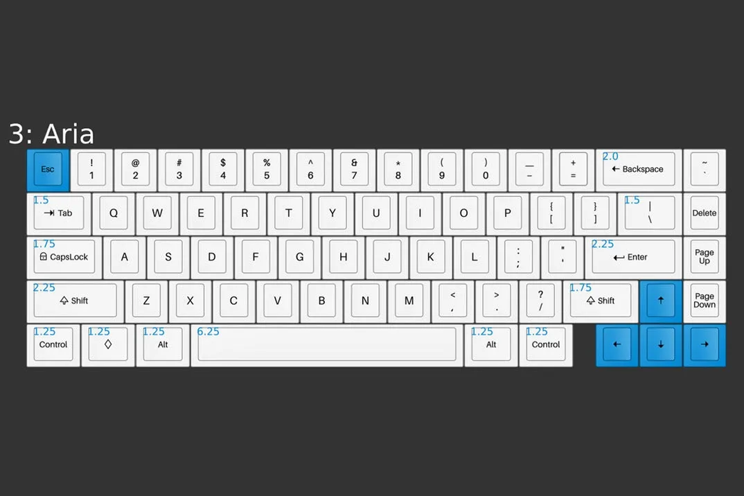 WhiteFox Keyboard Kit - Aria