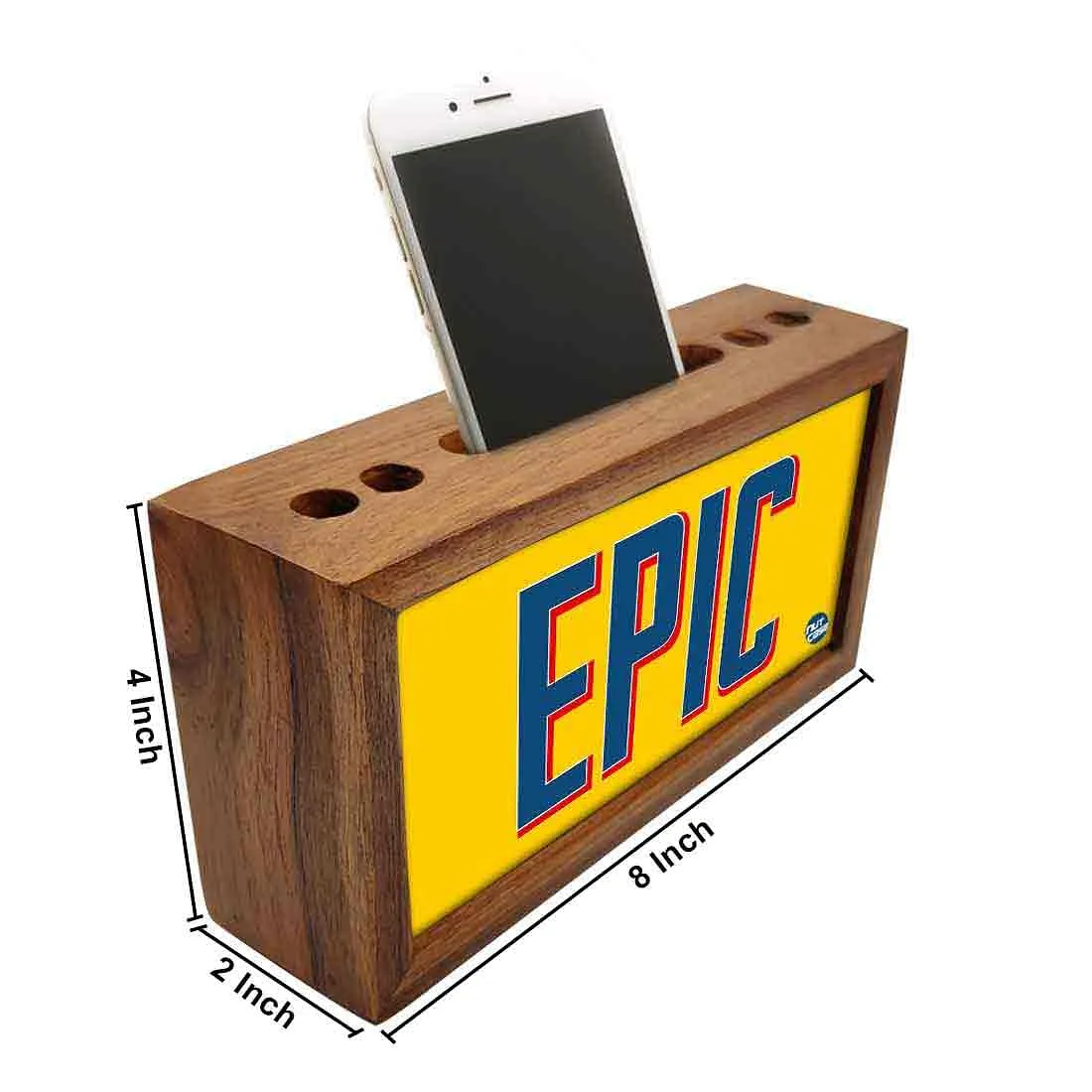 Wooden pen stand desk organizer - Efic