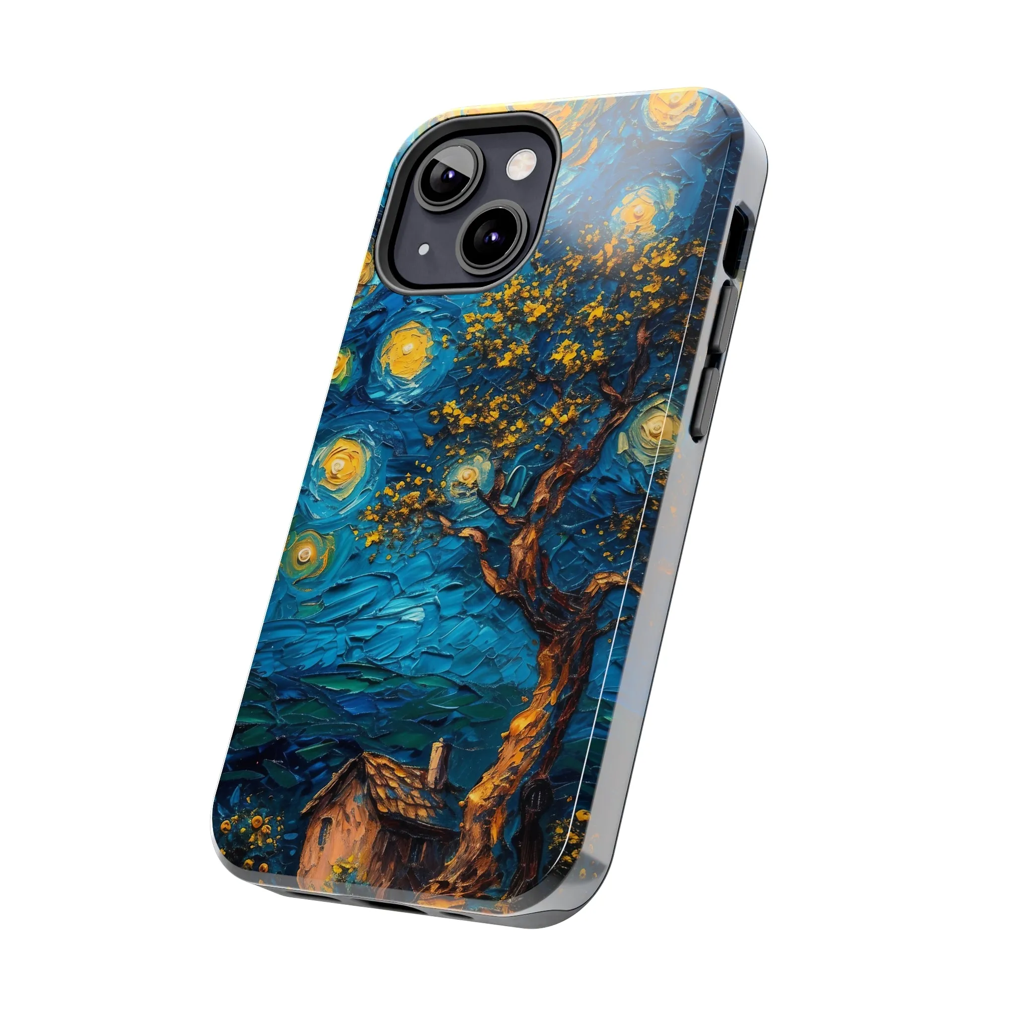 Yellow Dreamy Artistic Sky Design Tough Phone Case