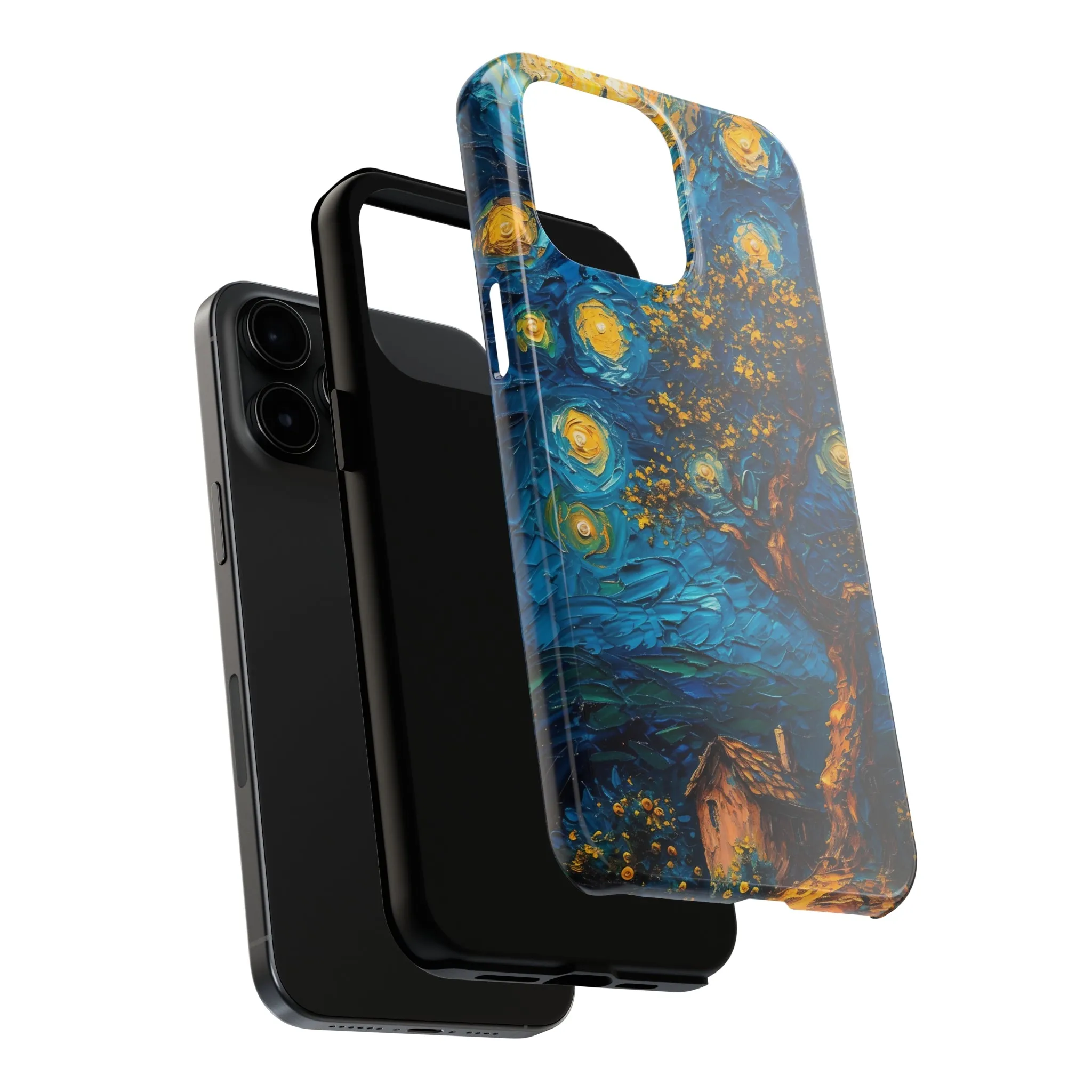 Yellow Dreamy Artistic Sky Design Tough Phone Case