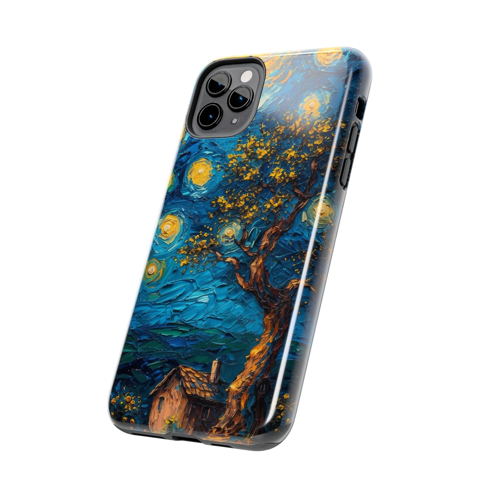 Yellow Dreamy Artistic Sky Design Tough Phone Case