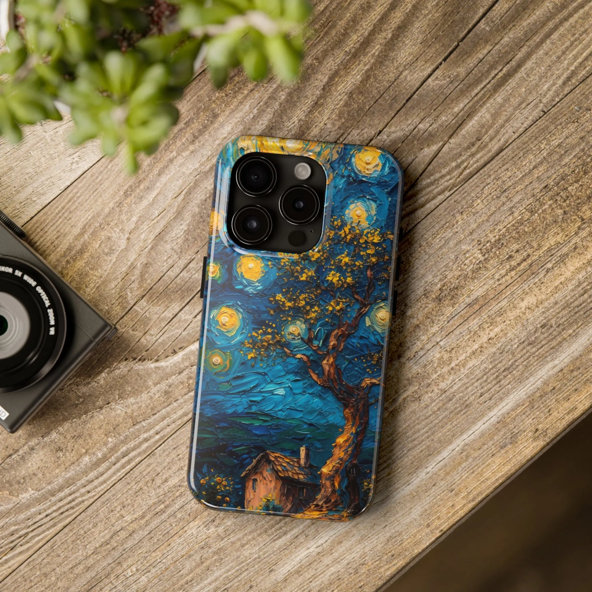 Yellow Dreamy Artistic Sky Design Tough Phone Case