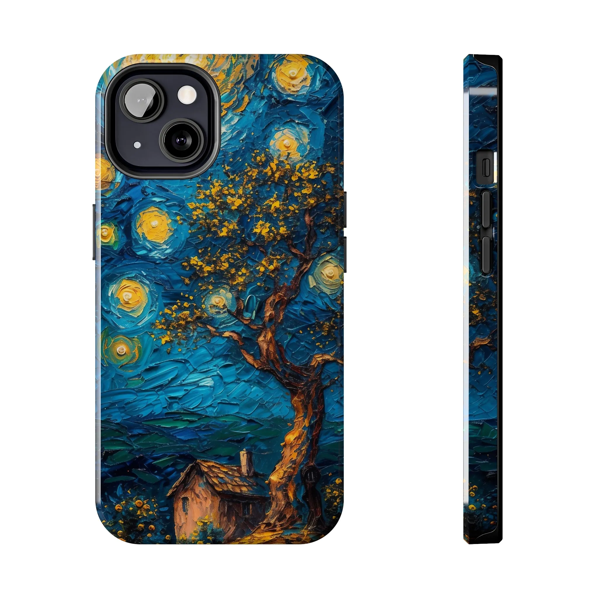 Yellow Dreamy Artistic Sky Design Tough Phone Case