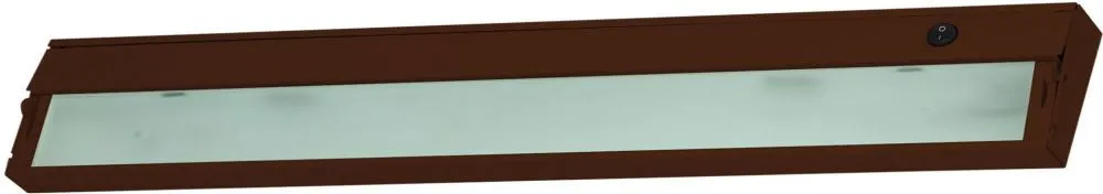 Zeelite 4 Lamp Cabinet Light In Bronze and Diffused Glass